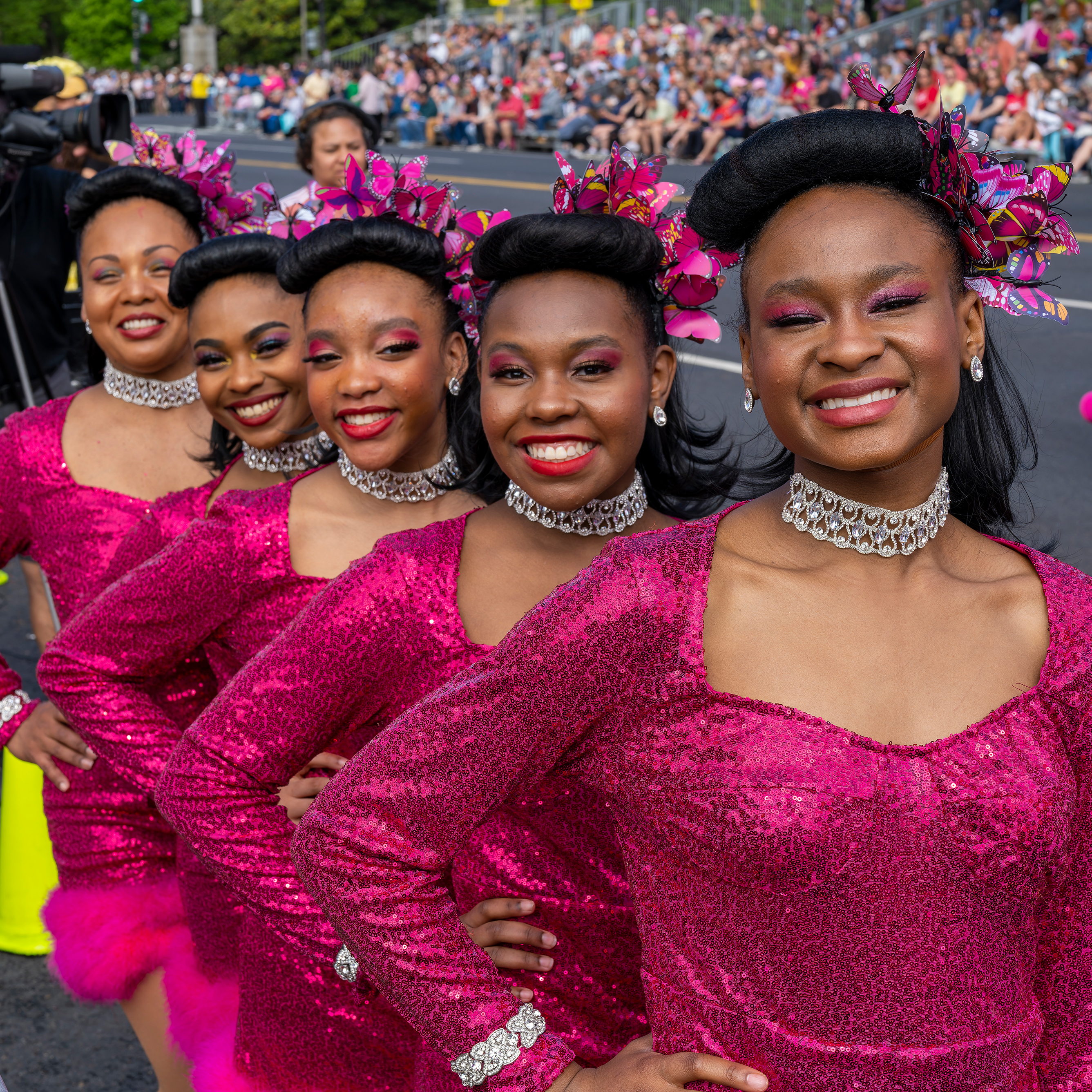 Parade Pink Dancing Girls